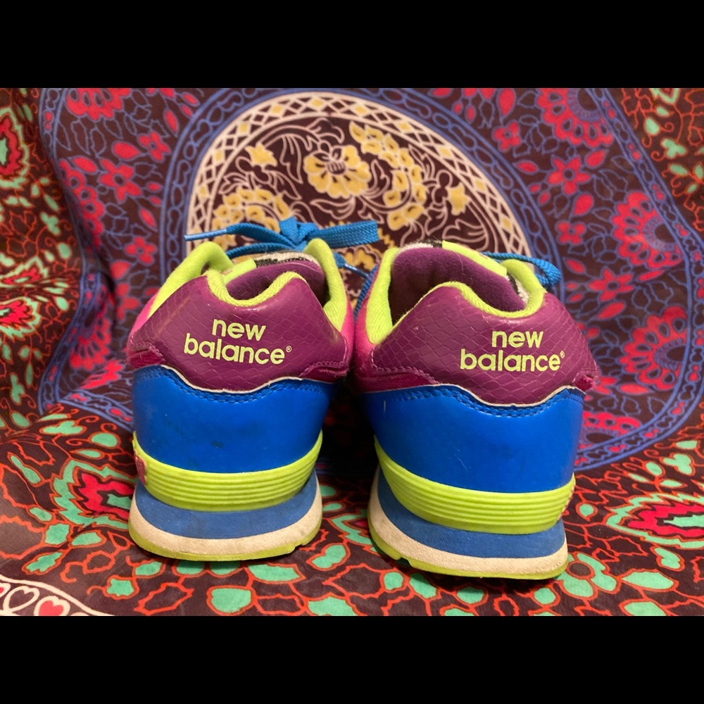 Funky multi color and animal print new balance